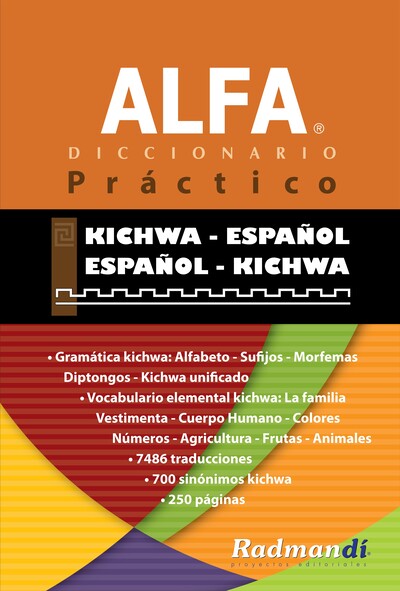 Portada de Alfa práctico: kichwa-español, español-kichwa