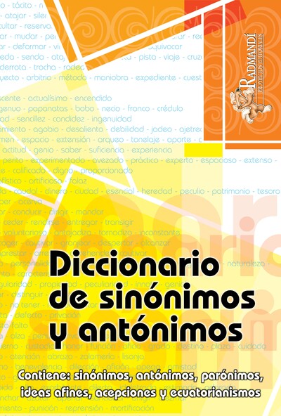 Portada de Diccionario de sinónimos y antónimos
