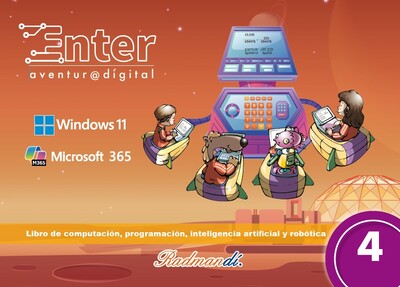 Portada de Enter: Aventura Digital 4: Windows 11, programación, robótica e IA