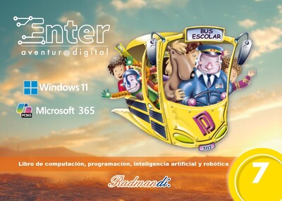 Portada de Enter: Aventura Digital 7: Windows 11, programación, robótica e IA