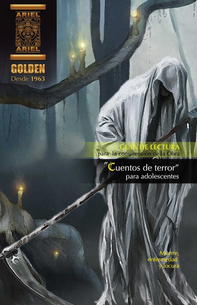 Portada de Cuentos de terror para adolescentes: Muerte, enfermedad y locura