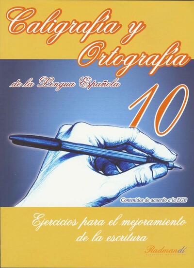 Portada de Caligrafía y Ortografía de la lengua española 10