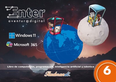 Portada de Enter: Aventura Digital 6: Windows 11, programación, robótica e IA