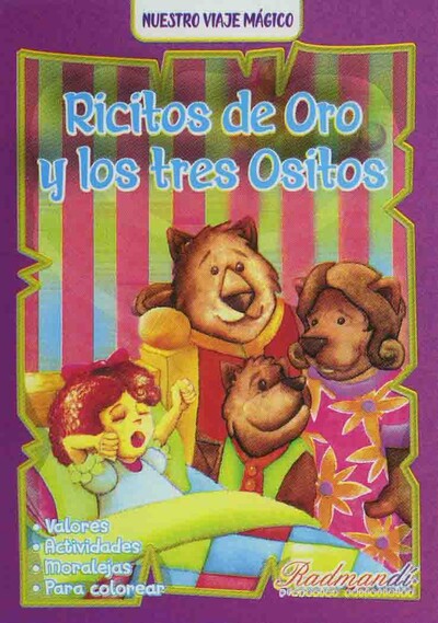 Portada de Ricitos de oro y los tres ositos