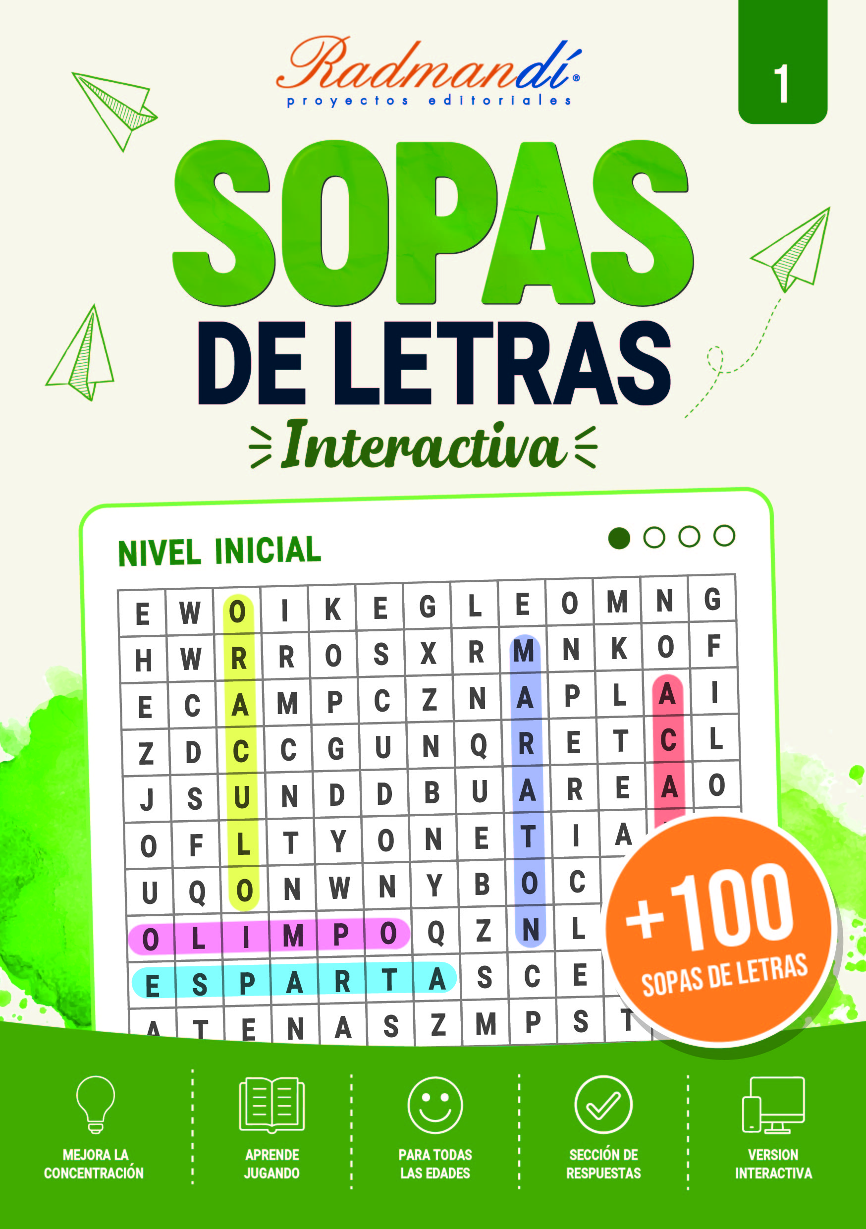 Portada de Sopas de letras interactiva 1